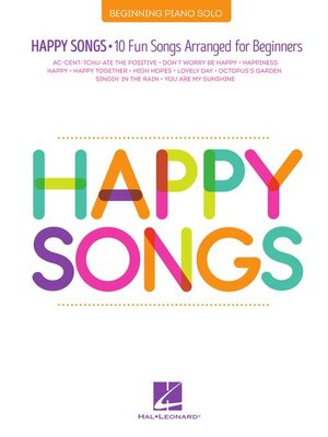 cover image of Happy Songs for Piano